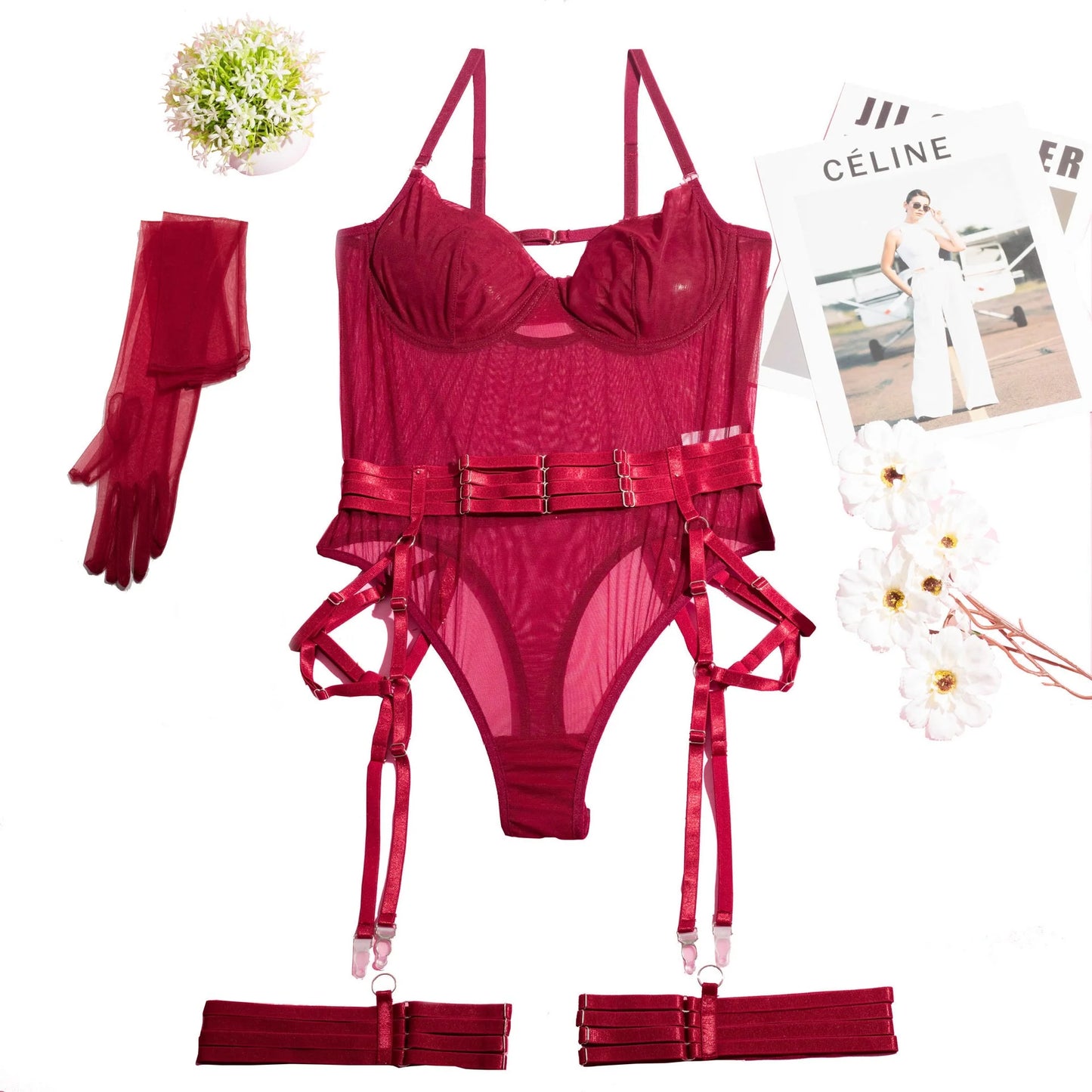 Bordeaux Bodysuit