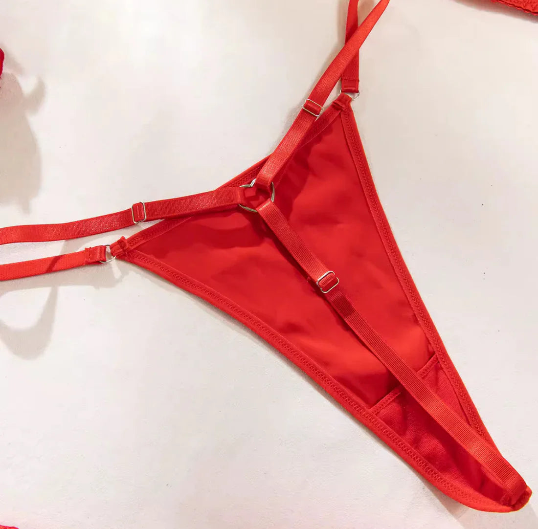 Crimson Allure Full Body Set