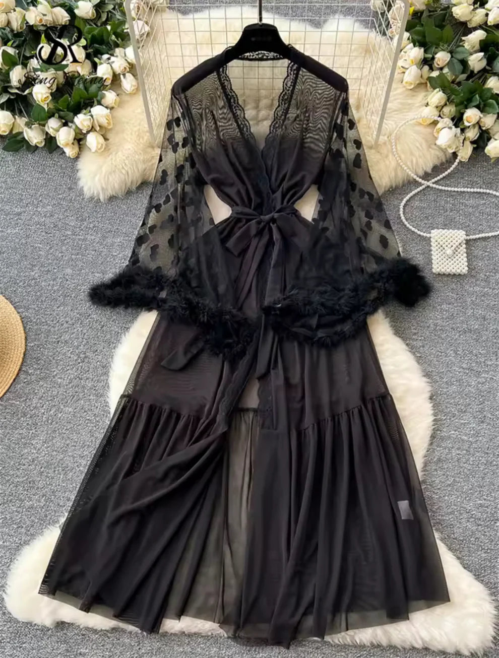 Plume robe