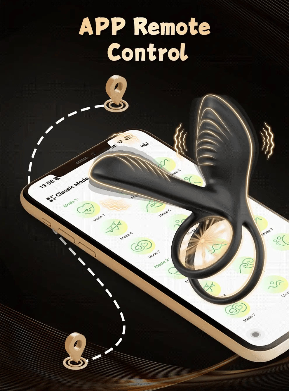 Multifunctional Vibrating Ring