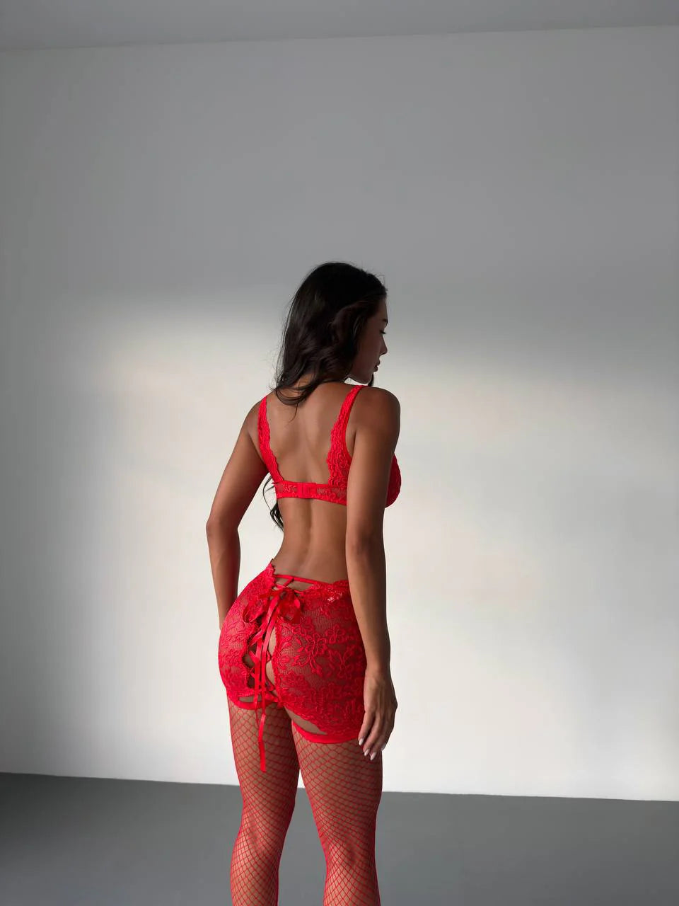 Alessa Lace Corset Set