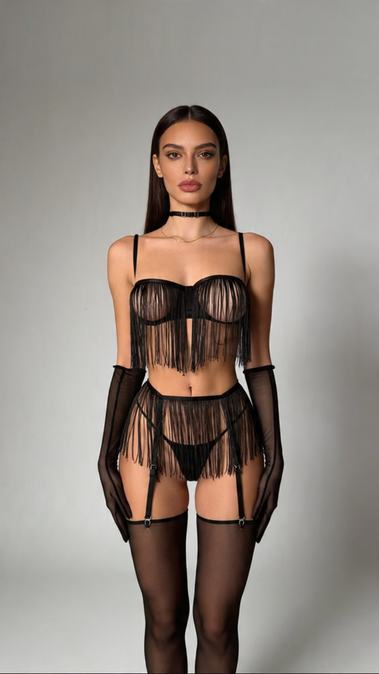 Duchess Noir Lingerie Set