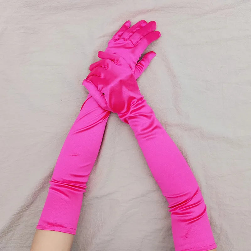 Satin Gloves